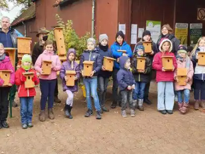 Verein Dorf und Natur Kirch- und Klosterseelte Aktion Vogelnistk&auml;sten