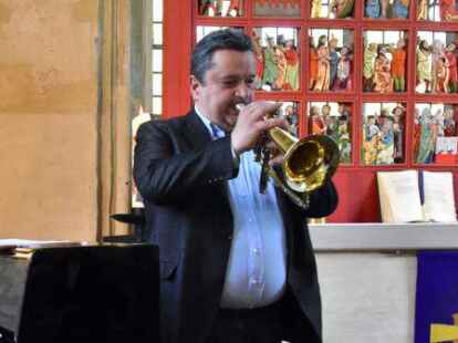 Der Bl&auml;serkreis unter Leitung von Alexander Potiyenko (Bild) gestaltet den ersten musikalischen Abendgottesdienst in der St. Elisabeth-Kirche in der Advenstzeit.