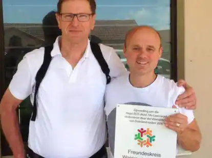 Gutes Netzwerk in S&uuml;dafrika: Albert Schott (links) und Marco Spalke arbeiten f&uuml;r bessere Bildung in S&uuml;dafrika gerne zusammen.