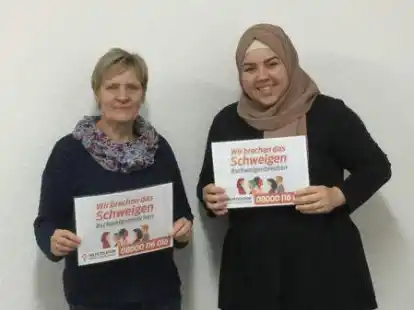 Gleichstellungsbeauftragte Waltraud Ralle-Klein und Sinem Miller