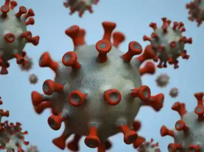 Modell eines Coronavirus (Symbolbild)