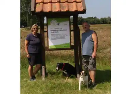 Thomas und Katja Gramsch (v. l.) mit Miss Sophie und James.
