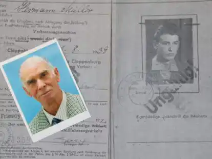 Hermann M&uuml;ller (80) machte seinen F&uuml;hrerschein im Jahr 1959.