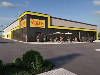 So k&ouml;nnte er aussehen: der geplante Netto-Markt in Rodenkirchen