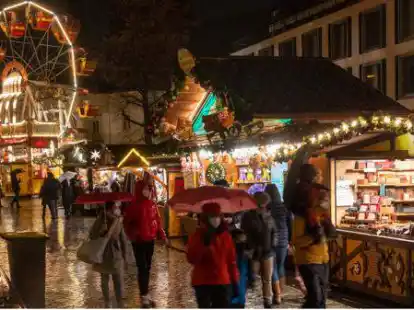 Letzter Abend auf dem Lambertimarkt.