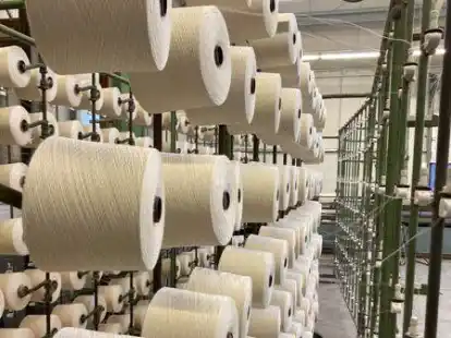 Die Friesische Wollweberei produziert an der Weberstra&szlig;e in Zetel.