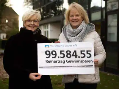 Susanne Leiting (links) und Meike Brader, Volksbank Jever