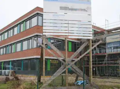 Die Elisabethschule wird derzeit umfassend erweitert.