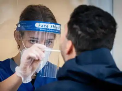 So sieht ein PCR-Corona-Test aus. Ab Mittwoch werden sie auch im Testzentrum der TSG angeboten.