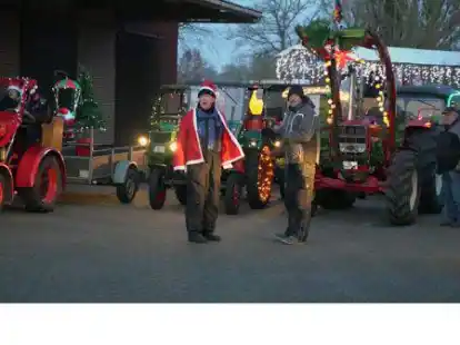 Kurz vor dem Start der Lichterfahrt.