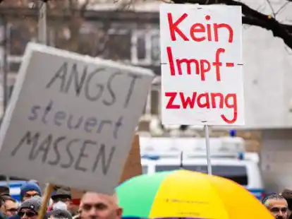 In Niedersachsen neben die Corona-Proteste seit Anfang Dezember zu.