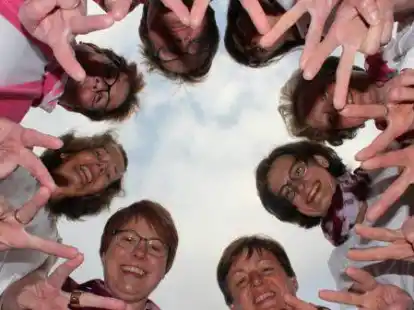 Hat f&uuml;r 2022 ein abwechslungsreiches Programm zusammengestellt: das Vorstandsteam der Landfrauen Harpstedt-Heiligenrode