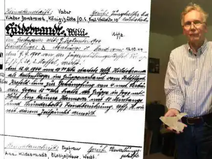 Wardenburger Verein Flieger, Flugzeuge, Schicksale kl&auml;rt das Schicksal um den 1944 abgest&uuml;rzten Piloten Willi Hildebrandt auf.