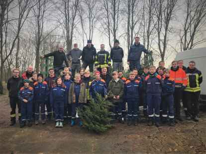Im Januar 2021 war die Weihnachtsbaum-Sammelaktion der Jugendfeuerwehr Jade ein voller Erfolg.