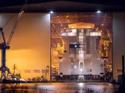 Die Meyer-Werft in Papenburg steckt in der Krise.