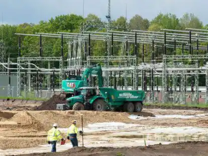 Das Umspannwerk in Ganderkesee wird 2021 &uuml;ber kr&auml;ftig erweitert.