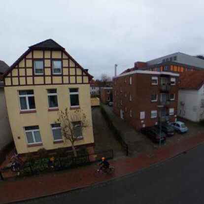 Hier soll gebaut werden: Das Evangelische Krankenhaus Erweiterung plant zwischen  Auguststra&szlig;e und Steinweg einen gro&szlig;en Neubaukomplex.