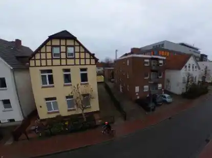 Hier soll gebaut werden: Das Evangelische Krankenhaus Erweiterung plant zwischen  Auguststra&szlig;e und Steinweg einen gro&szlig;en Neubaukomplex.