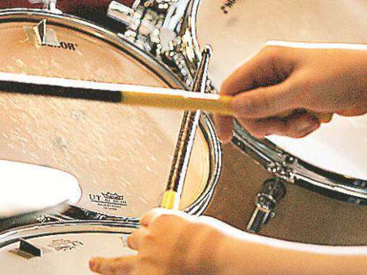 Schlagzeugunterricht an der Musikschule Wesermarsch