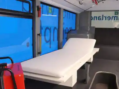 Startbereit: Im Impfmobil des Landkreises Ammerland werden ab 11. Januar 2022 Corona-Impfungen an verschiedenen Orten im Landkreis angeboten.