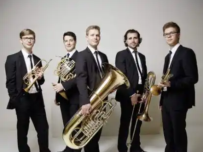 Das Salaputia Brass Quintett tritt am 22. Januar in Wildeshausen auf.