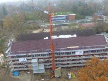 Umbau und Erweiterung der Oberschule Weener an der Wiesenstra&szlig;e: Das Geb&auml;ude konnte 2021 in Betrieb genommen werden.
