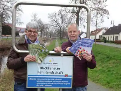 Engagieren sich vielf&auml;ltig f&uuml;r Augustfehn und sind seit langem im Vorstand des Ortsvereins: Schriftf&uuml;hrer Hans-Dieter Warnke (links) und der zweite Vorsitzende Hartmut Orth.