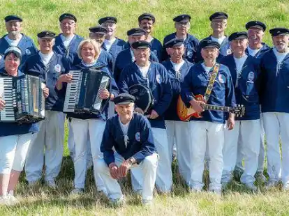 Der Butjenter Shantychor Blinkf&uuml;er kann aufgrund der Corona-Pandemie derzeit nur noch selten auftreten.