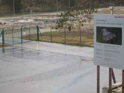 Der ehemalige Erdgasspeicher des Unternehmens Exxon Mobil am Poggenpohlsand in D&ouml;tlingen: Hier wird ein Unternehmen Erdw&auml;rme aufsuchen (Aufnahme vom Januar 2021).