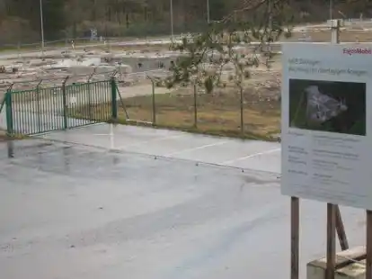 Der ehemalige Erdgasspeicher des Unternehmens Exxon Mobil am Poggenpohlsand in D&ouml;tlingen: Hier wird ein Unternehmen Erdw&auml;rme aufsuchen (Aufnahme vom Januar 2021).