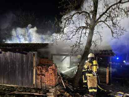 Polizei Fasst 41-Jährigen Nach Schuppenbrand