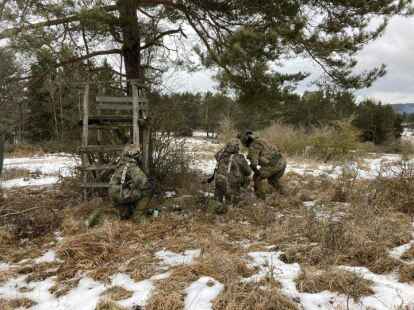 Die Bundeswehr und internationale Verb&uuml;ndete &uuml;bten bei 