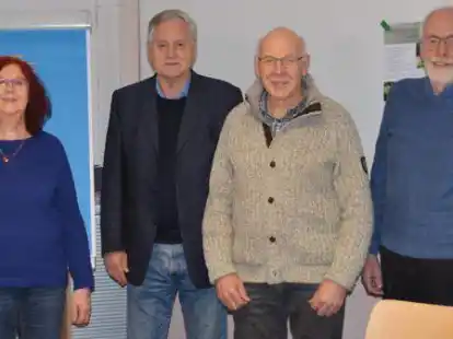 Der neue Vorstand des Seniorenbeirats (von links): Margaretha Harms-Abeln, Dr. Wolfgang Krapp, Dieter Meinen und Vorsitzender Heiko Ockenga.