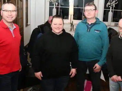 Der MSG-Vorstand: (von links) Lutz Lindemann, Peggy Lehmk&uuml;hler, Pierre Henning und Klaus Jokiel