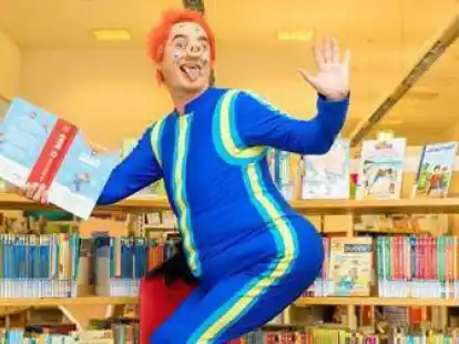 In seiner Rolle des &bdquo;Sams&ldquo;: der Oldenburger Schauspieler Ren&eacute; Schack.