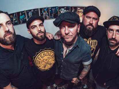 Die Band The Rumjacks aus Australien spielt beim Fonsstock-Festival 2022.