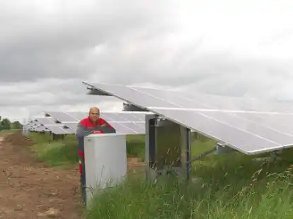 Sascha Helmerichs betreibt schon einen Solarpark in Stadland: den in Hartwarden