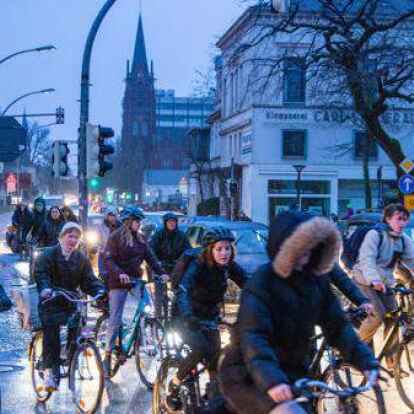Durch die Sperrung der Auguststra&szlig;e wird es im Oldenburger Berufsverkehr momentan eng.