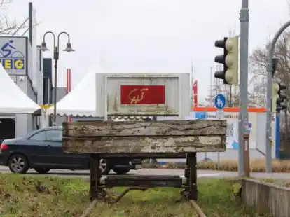 Das Ende der Bahnstrecke Cloppenburg-Friesoythe in Friesoythe.