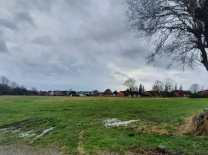 Das Gr&uuml;nland am Ende der Diekstahlstra&szlig;e k&ouml;nnte aus Sicht der Sander Politik Wohnbaufl&auml;che werden - sofern die Landeskirche bereit ist zu verkaufen