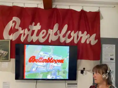 Susanne Schlechter, hier bei der Pr&auml;sentation einer viel beachteten Sonderausstellung  im Handwerksmuseum Ovelg&ouml;nne, ist seit dem 1. September 2011 Leiterin des Handwerksmuseums Ovelg&ouml;nne.