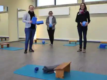 Mit der j&uuml;ngst beendeten Umgestaltung eines ehemaligen Klassenzimmers im B&uuml;rgertreff Bookholzberg zum Bewegungsraum tr&auml;gt die regioVHS dem Boom der Gesundheitskurse Rechnung.