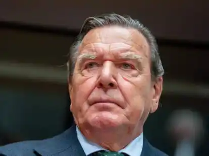 In der Kritik: Gerhard Schr&ouml;der (SPD), ehemaliger Bundeskanzler und Leiter Verwaltungsrat Nord Stream 2