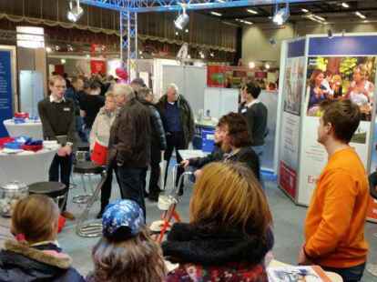 An vielen St&auml;nden wird &uuml;ber die Facetten von Bauen und Wohnen berichtet. Bild: Archiv