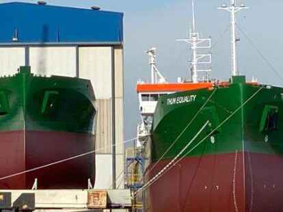 Die Ferus Smit Werft baut in Leer Schiffe.