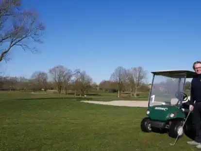 Unterwegs auf dem 18-Loch-Platz: Clubmanager Christoph Schomaker.