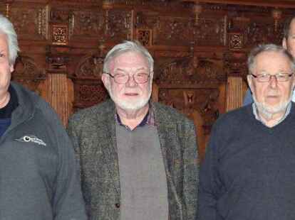 Der Vorstand der WAU (von links): Ralf Sinning, Michael Hintze, Vorsitzender Werner Menke und Thorsten Harms.