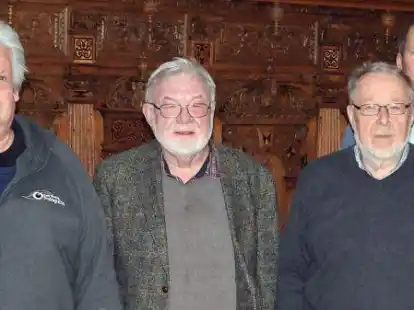 Der Vorstand der WAU (von links): Ralf Sinning, Michael Hintze, Vorsitzender Werner Menke und Thorsten Harms.