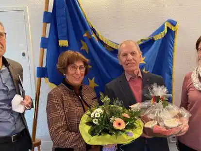 Johann Buchholz (Mitte) h&ouml;rt nach mehr als 20 Jahren als Vertreter des Verkehrsvereins auf.