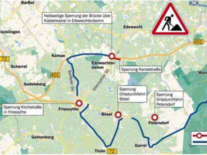 Weite Umwege Für Autofahrer